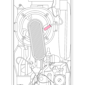 176913 - IDEAL - Vogue - C26 - Ignition Electrode with Gasket & Screws